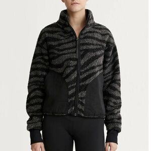 VARLEY Napoli‎ Sherpa Zebra Print Jacket Zip Up